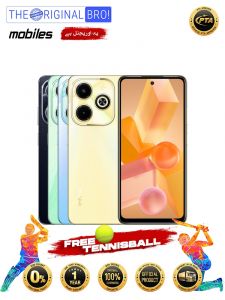 Infinix Hot 40i 8GB + 8GB RAM 128GB Storage - PTA Approved (Official) - 1 Year Official Brand Warranty - Easy Installment - The Original Bro Mobiles-Free Tennis Ball